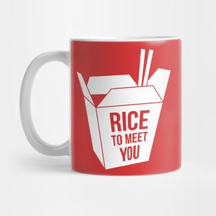 Rice to Meet You Mug